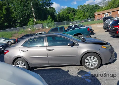 2015 Toyota Corolla Le из США, поврежденный, VIN 2T1BURHE4FC331535